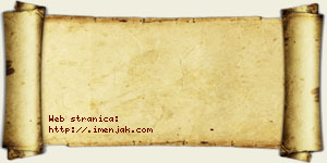 Hana Rakočević vizit kartica